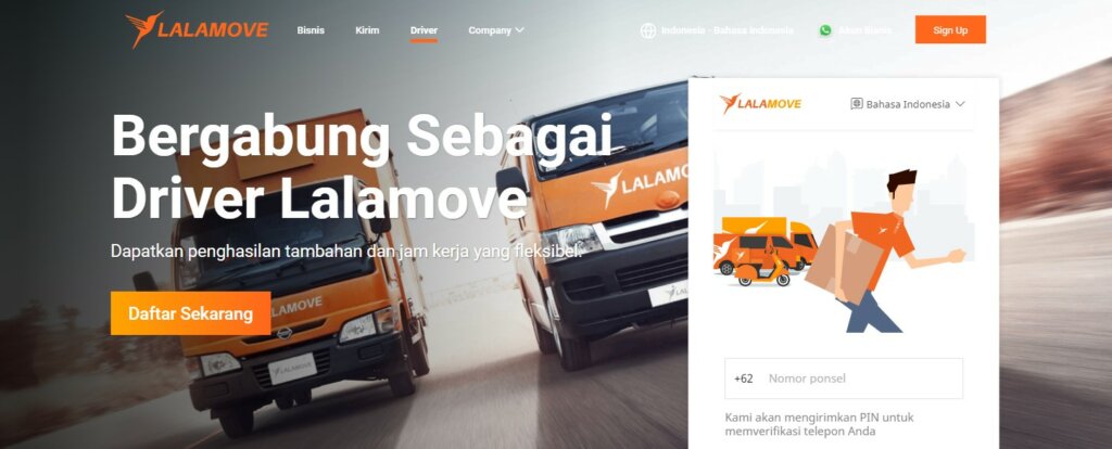 Bergabung Sebagai Driver Lalamove