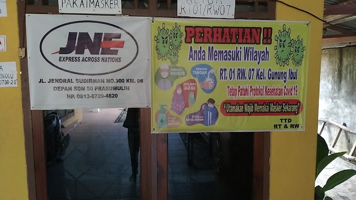 Outlet Gudang JNE Prabumulih di Kota Prabumulih