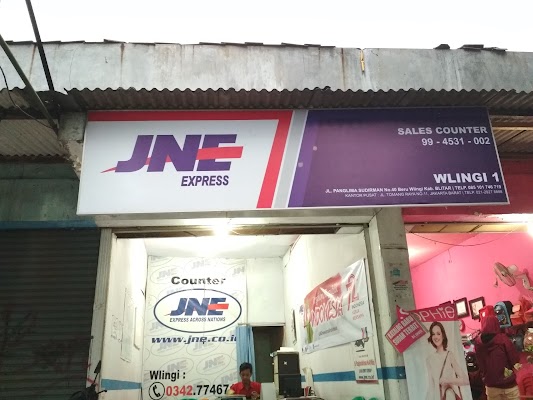 Outlet JNE BAGELENAN di Kab. Blitar