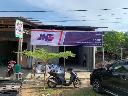 Outlet JNE Express sofifi pusat transit di Kota Tidore Kepulauan