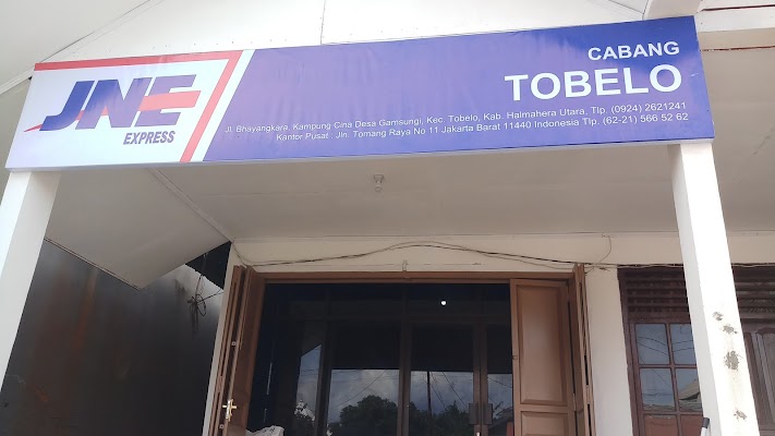 Outlet JNE Express Tobelo di Kab. halmahera Utara