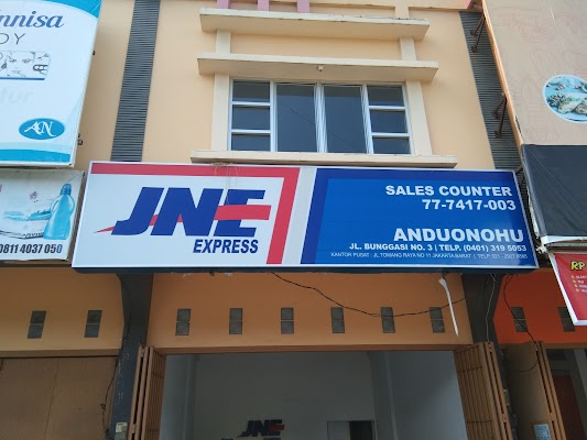 Outlet JNE Kantor Cabang Sulawesi Tenggara di Kota Kendari