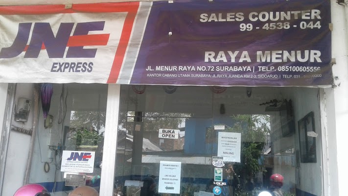 Outlet JNE Surabaya Menur di Kota Surabaya