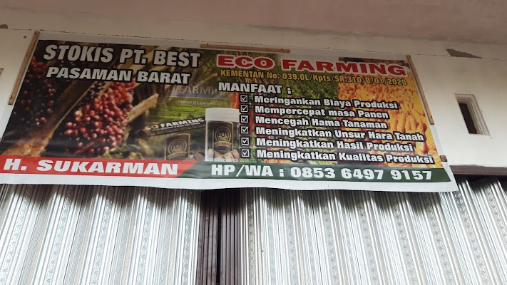 Outlet Ruko H. Sukarman di Kab. Pasaman