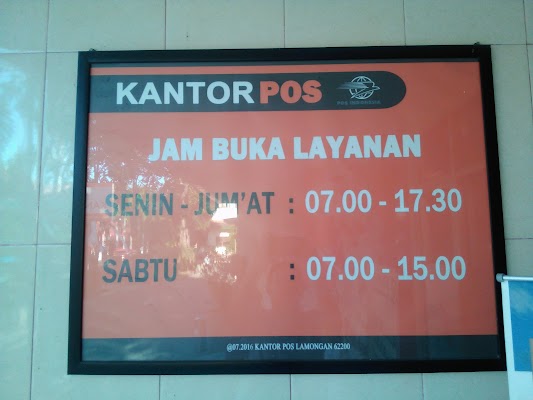 Foto Kantor Pos di Lamongan