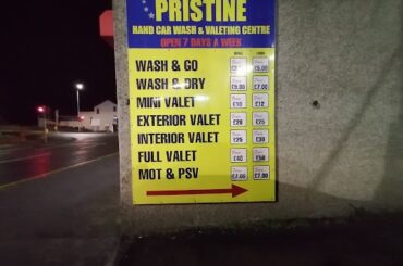 Pristine Cleaning Hand Car Wash Belfast Road in Bangor