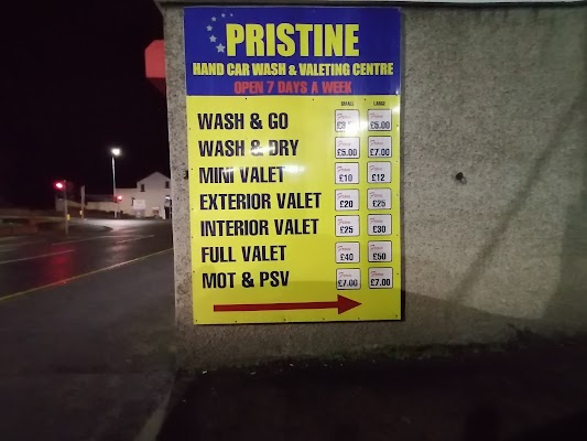 Pristine Cleaning Hand Car Wash Belfast Road in Bangor