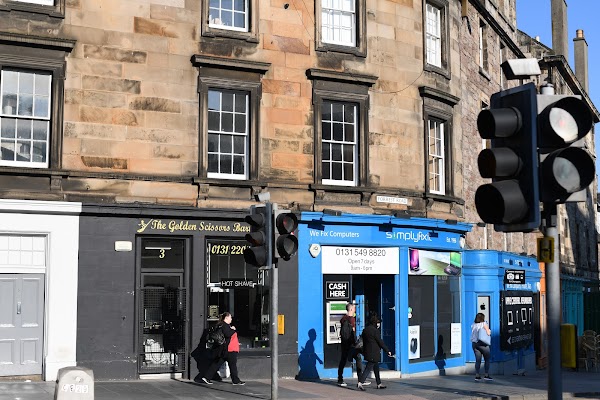 The Golden Scissors Barber in Edinburgh