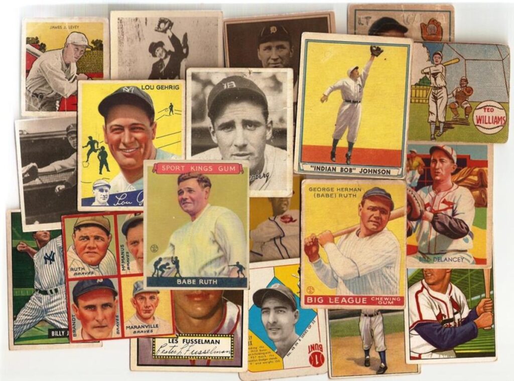 A Collection Of Rare Baseball Cards