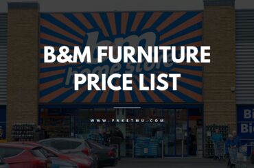 Cover B&m Furniture Price List