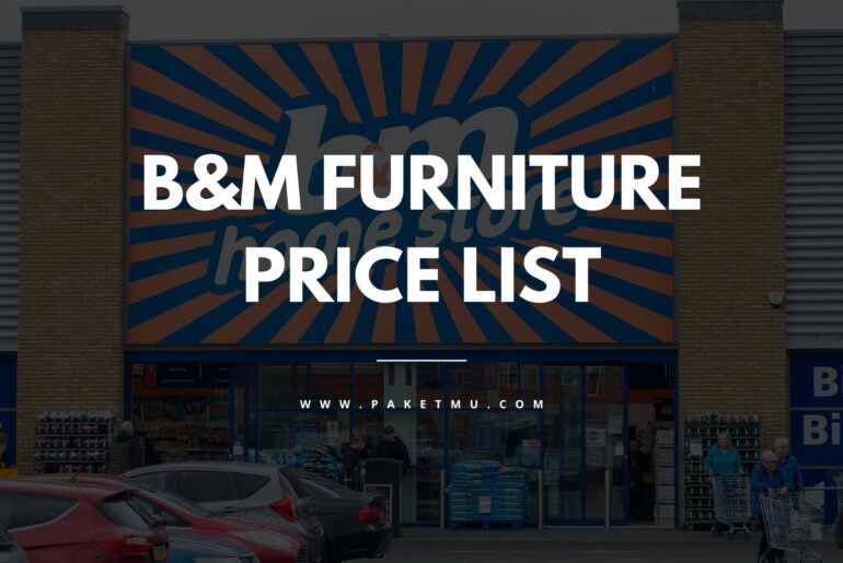 Cover B&m Furniture Price List