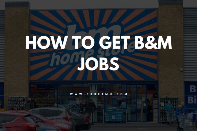 Cover How To Get B&m Jobs
