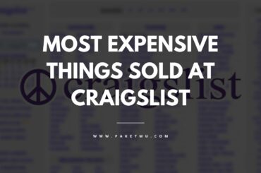Cover Most Expensive Things Sold At Craigslist