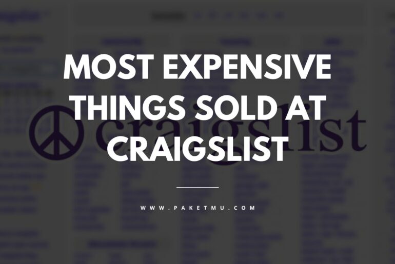 Cover Most Expensive Things Sold At Craigslist
