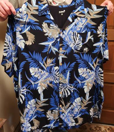Men's Vintage Ks Island 3x Tall Hawaiian Shirt
