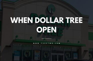 Cover When Dollar Tree Open