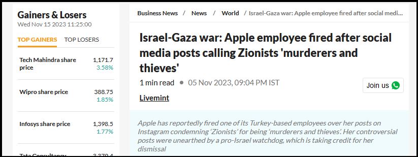 Apple Zionist